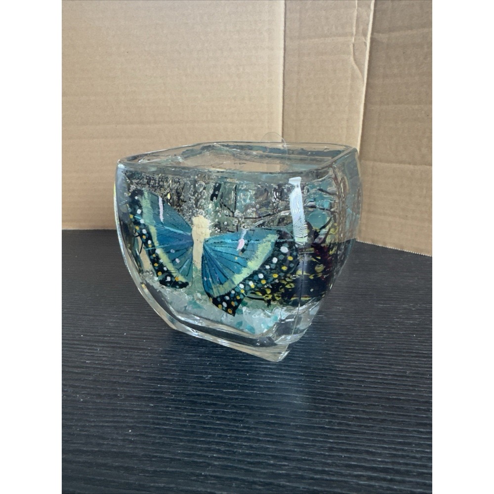 Butterfly Gel Candle  Burns Clear Burns‎ Clean Beautiful - Picture 2 of 13
